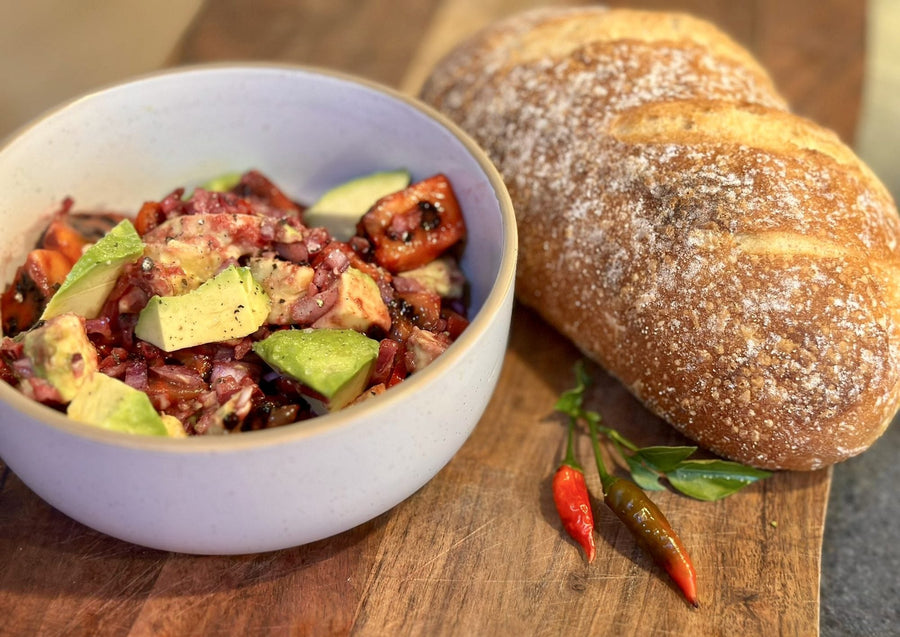 Smoky Black Bean, Corn & Avocado Salad